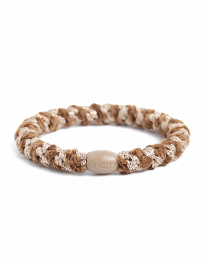 Banditz - Dark Taupe Gold Velvet