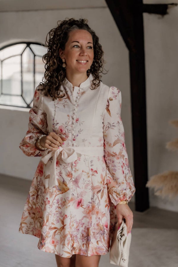 La Flor korte jurk weddingproof print