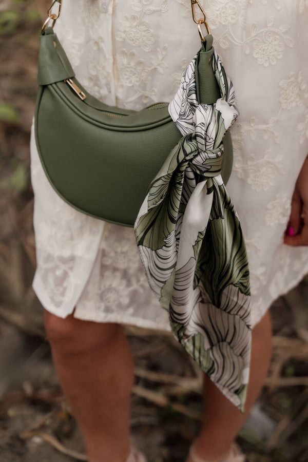 La Flor handtas groen