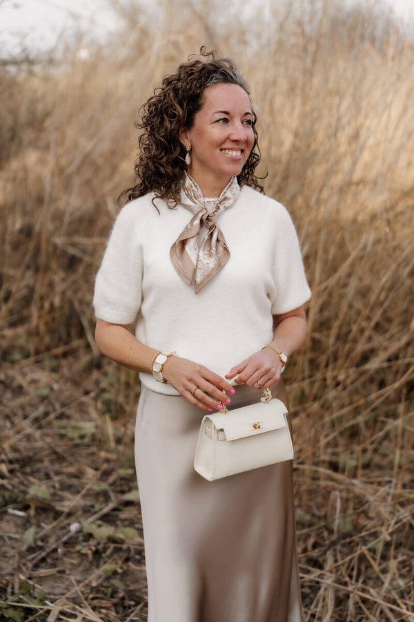 La Flor top alpaca - off white