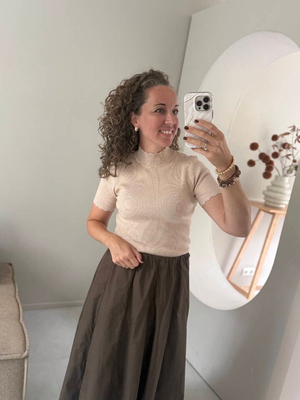 La Flor musthave top beige
