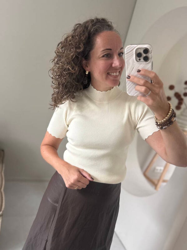 La Flor musthave top crème