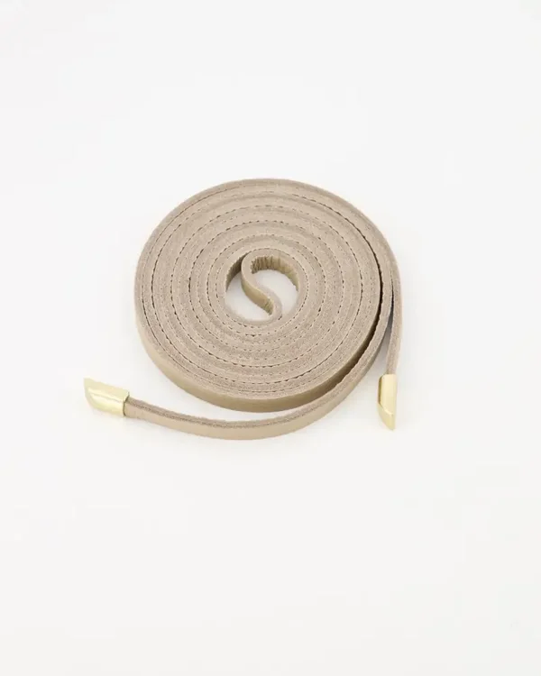 La Flor wikkelriem leer - taupe