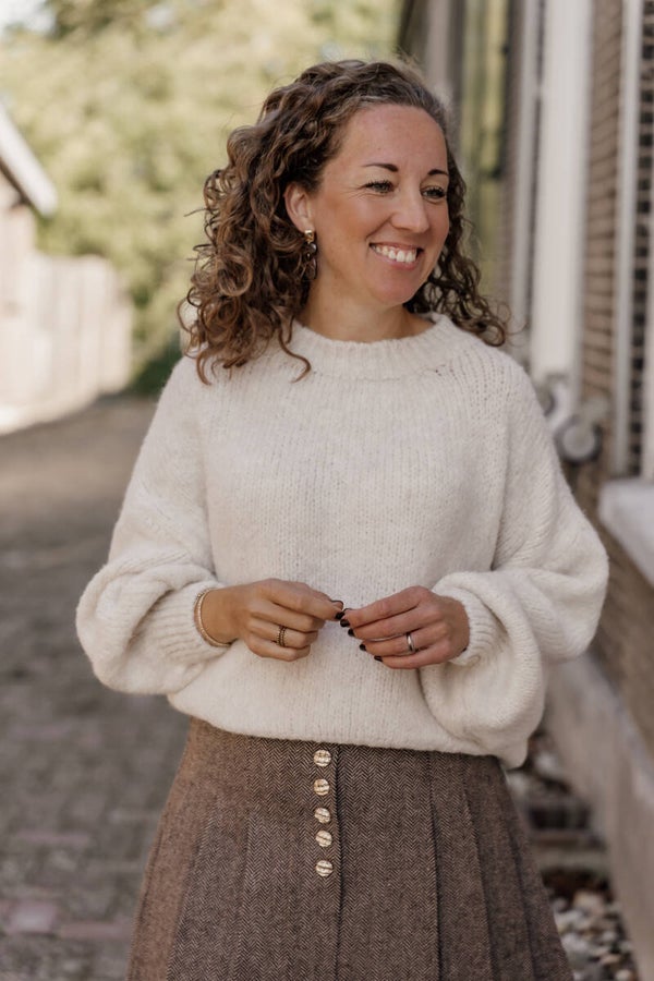 La Flor musthave trui - beige