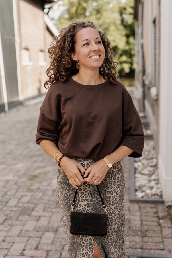 Azzurro sweater - bruin