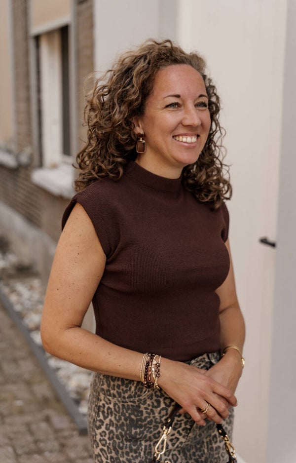 La Flor spencer top - choco