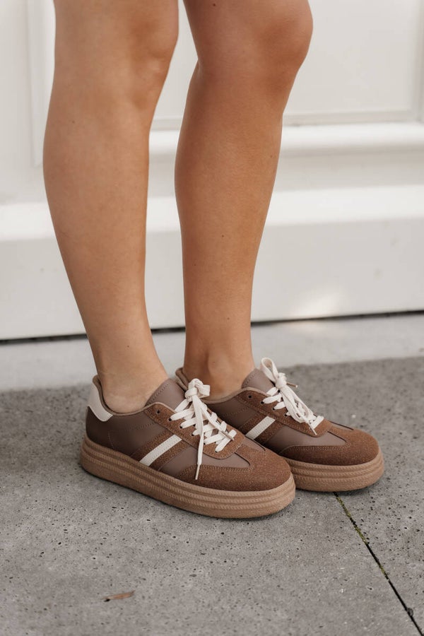 La Flor sneaker - bruin