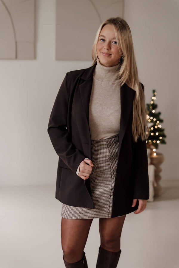 La Flor blazer choco