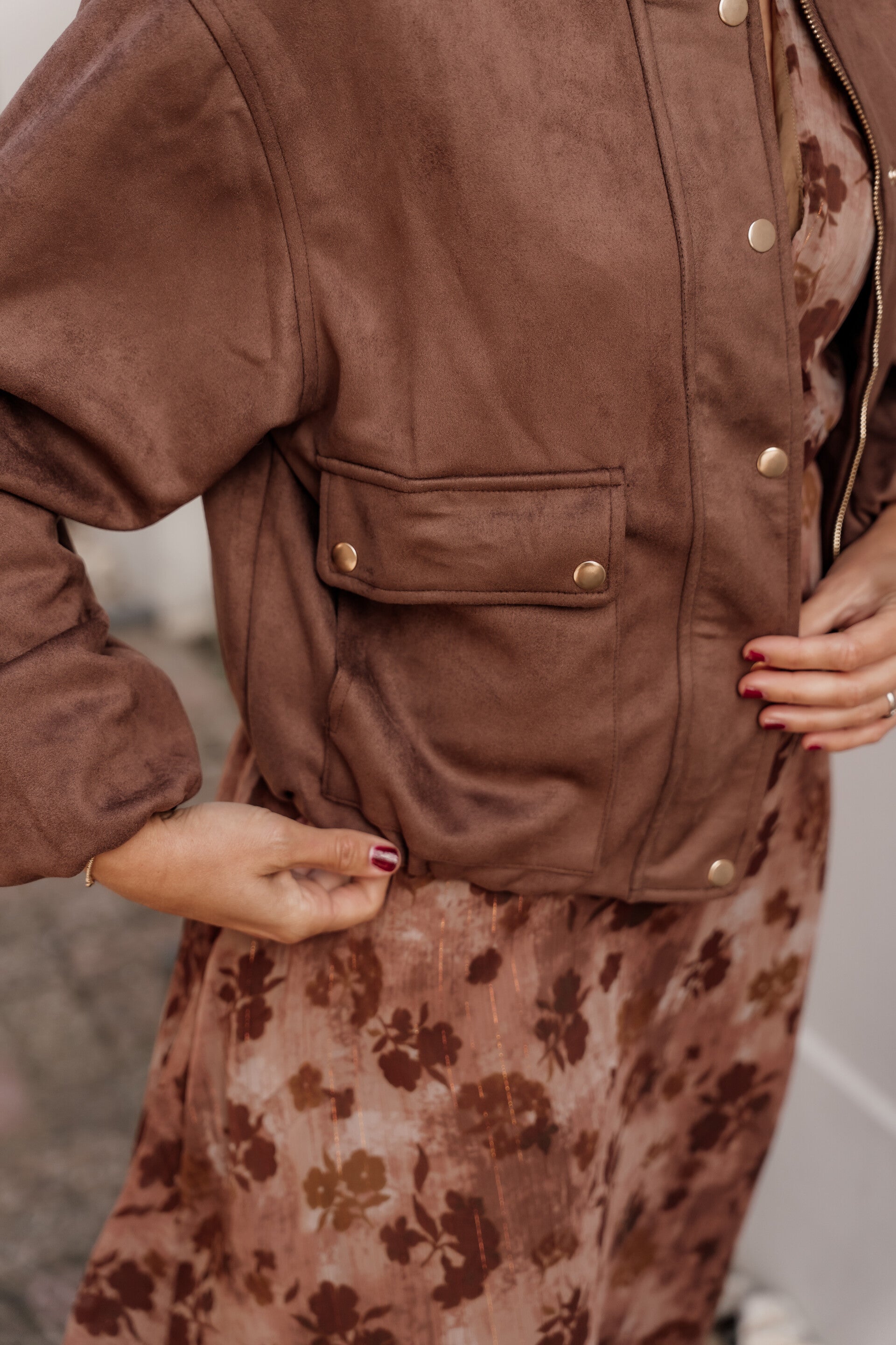 La Flor bomberjasje suede - choco