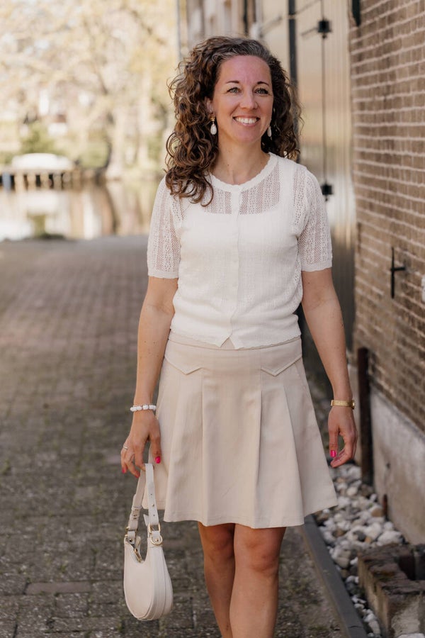 !! La Flor gehaakt vestje wit