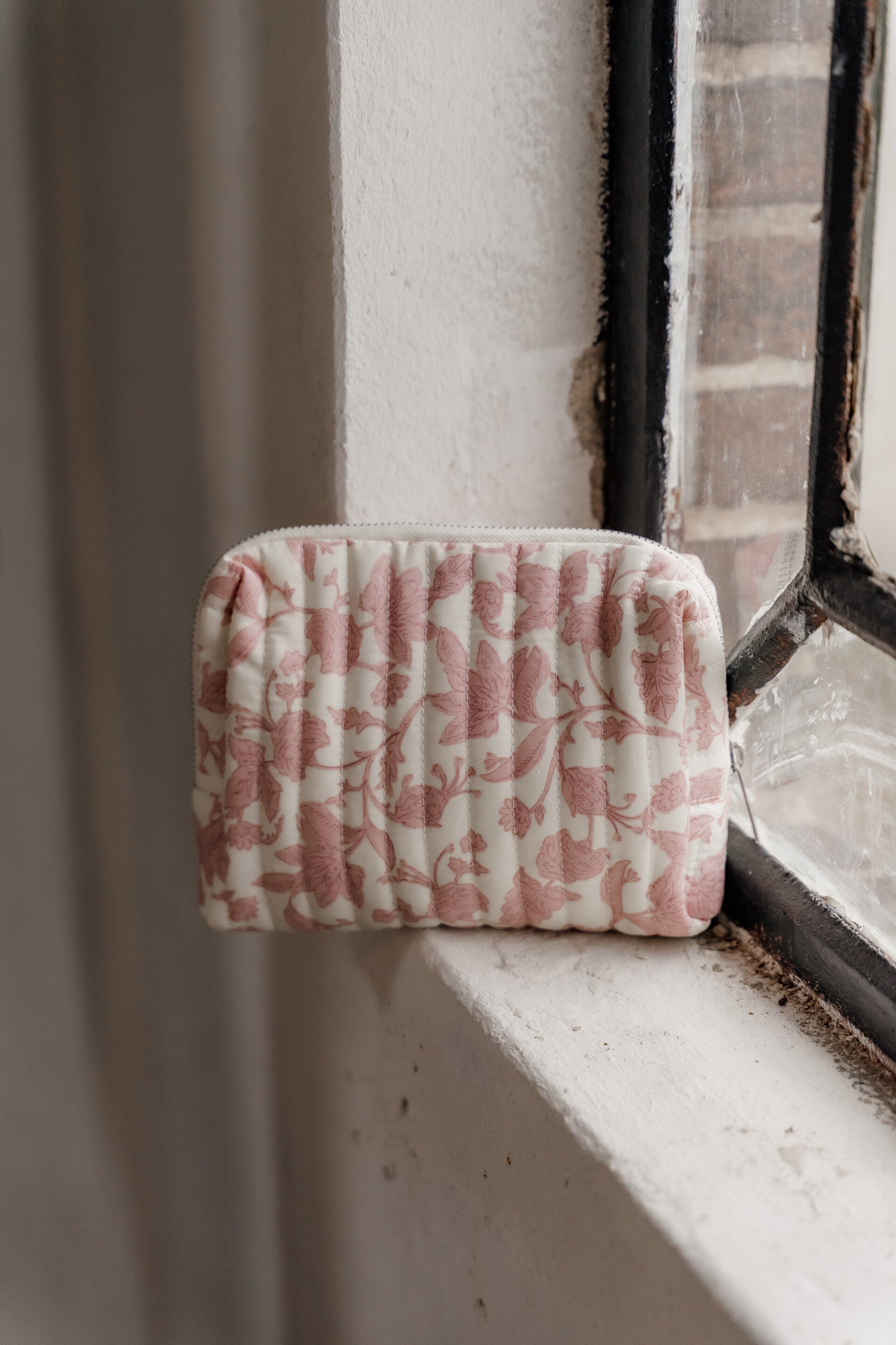 La Flor toilettasje beige-pink