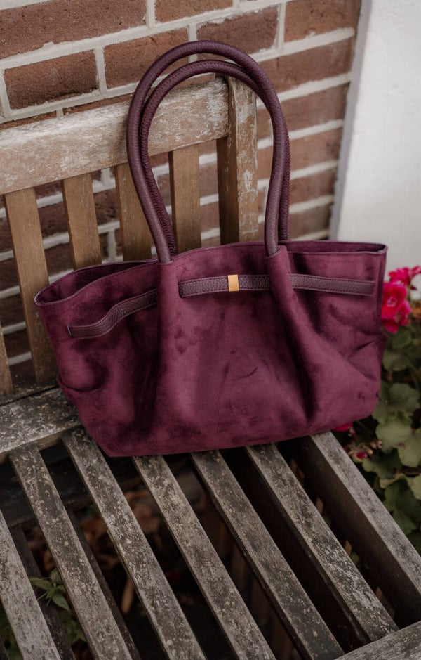 La Flor handtas bordeaux