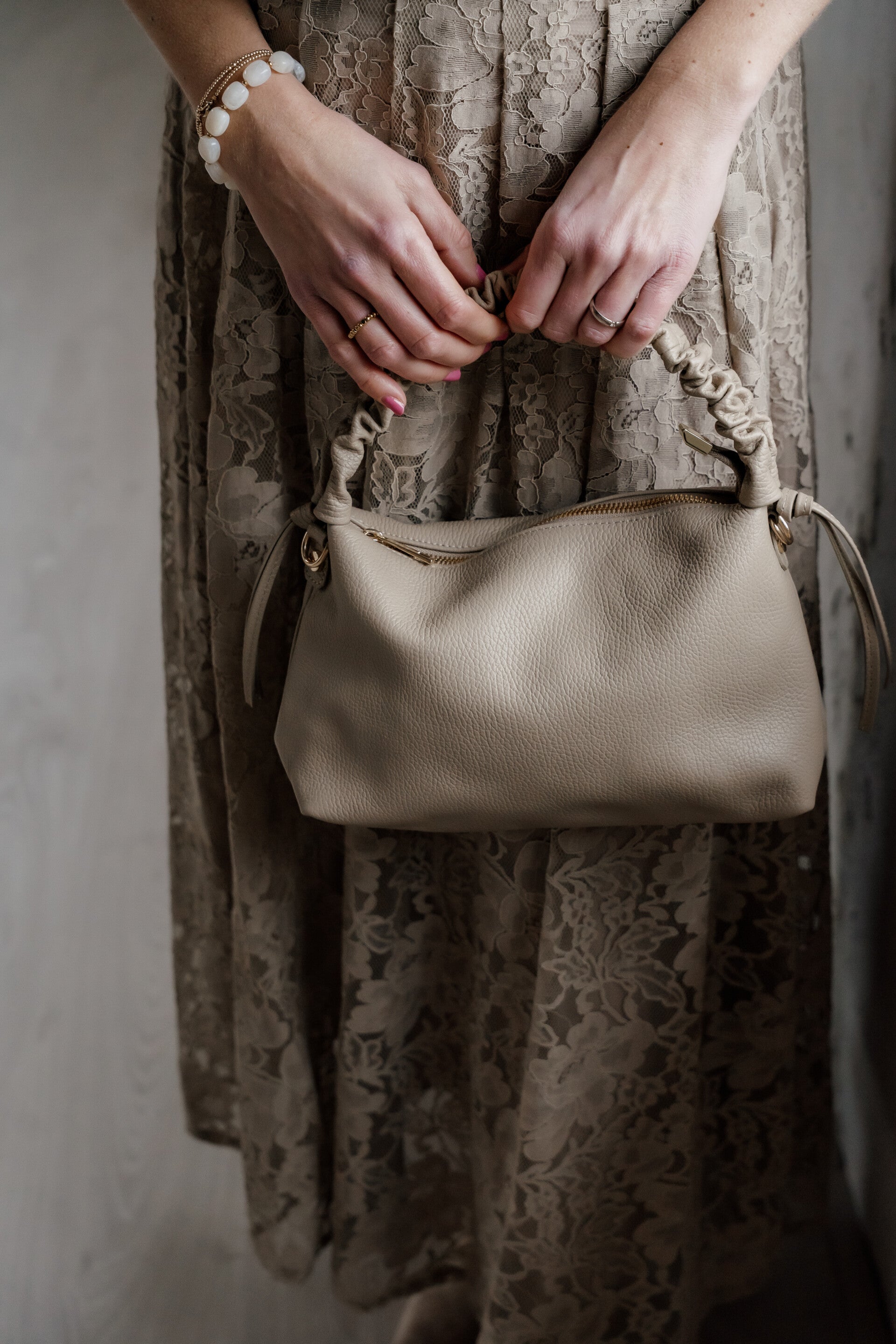 La Flor Tas Raina ClassicGrain - Taupe