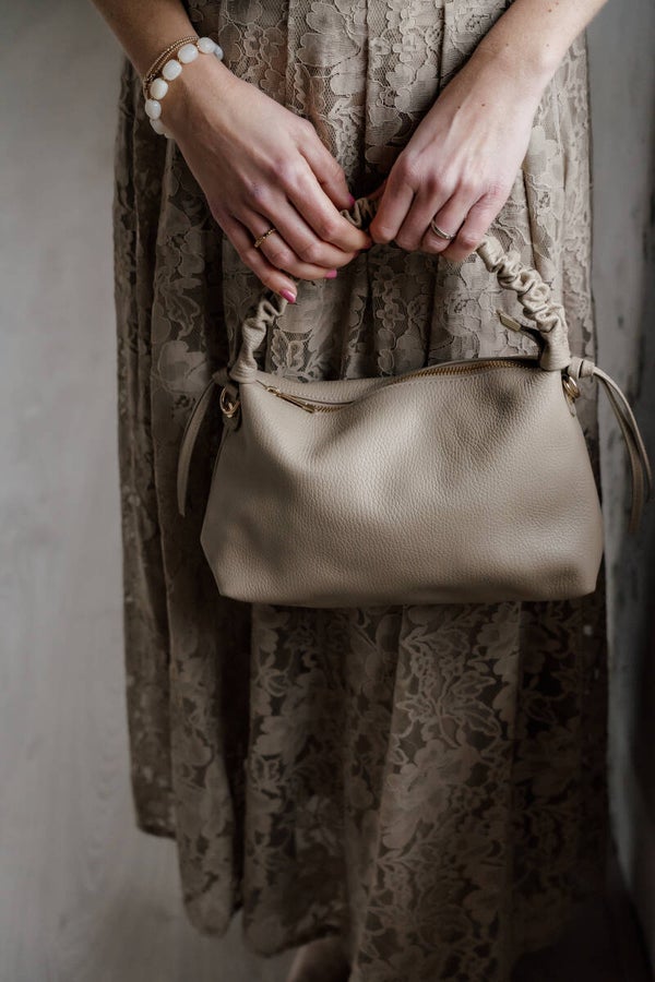 La Flor Tas Raina ClassicGrain - Taupe