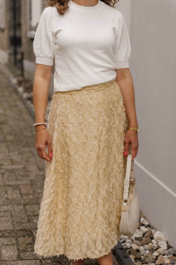 La Flor musthave top - off white