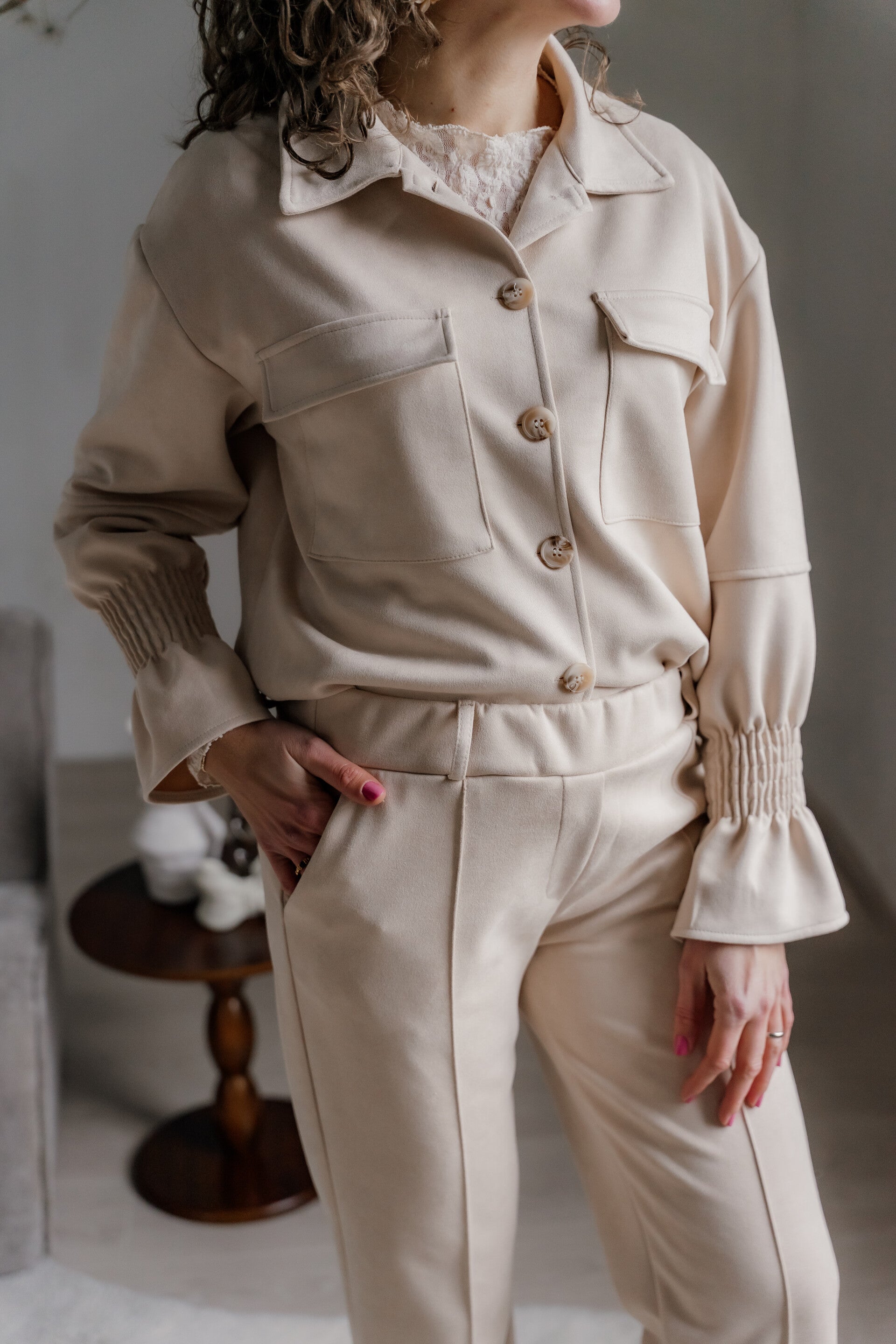 La Flor jasje - beige