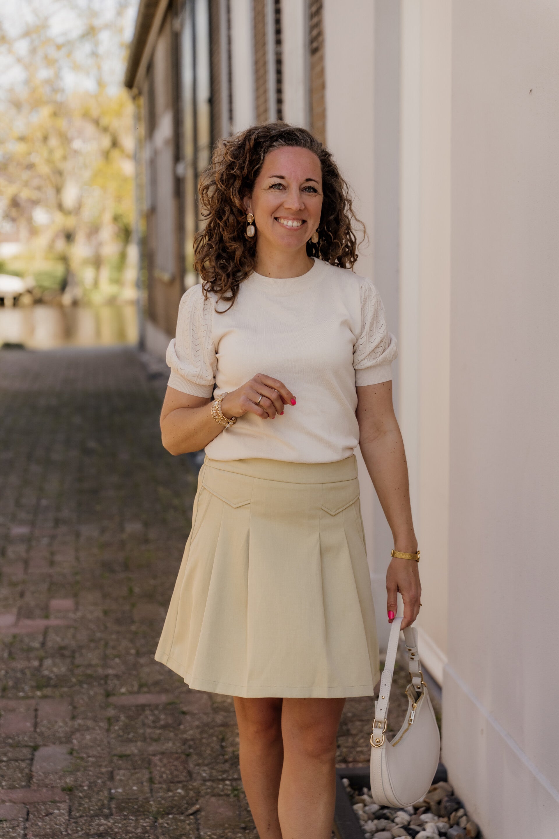 La Flor musthave top - beige