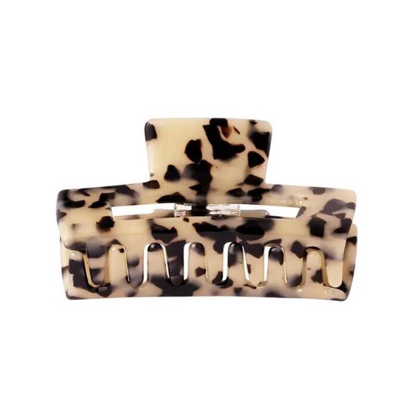 La Flor haarknip leopard - beige