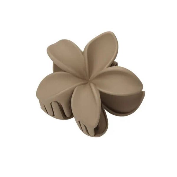 La Flor haarknip bloem daisy - camel