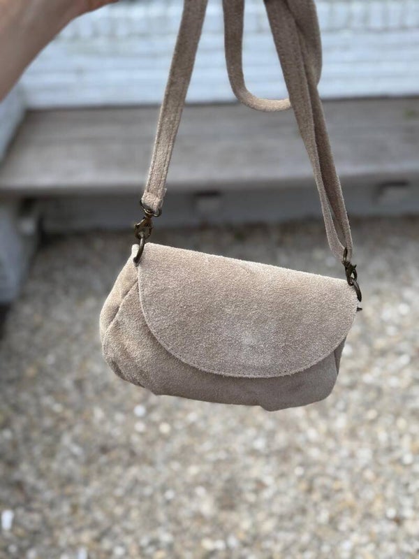 Sale tas rits suède zand