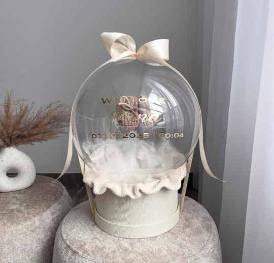 Gebreide pantoffels + Veren ( medium )