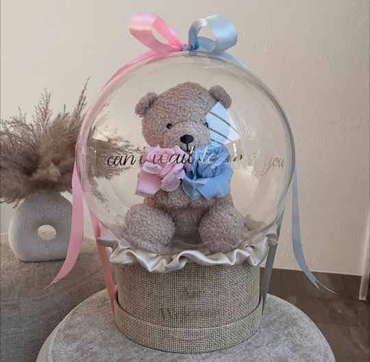Gender reveal Jollein naturel + rozen