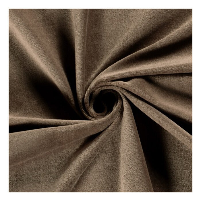 Knoopmutsje velours *Taupe*