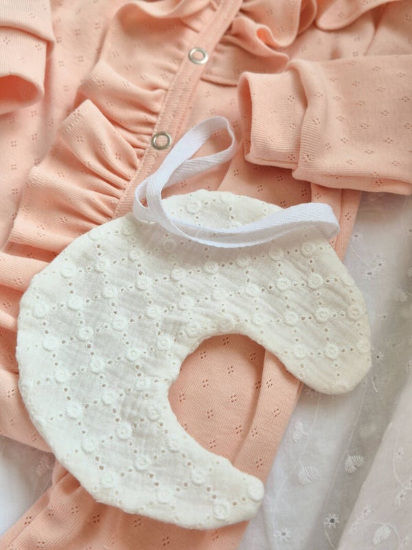 Speendoek broderie off-white