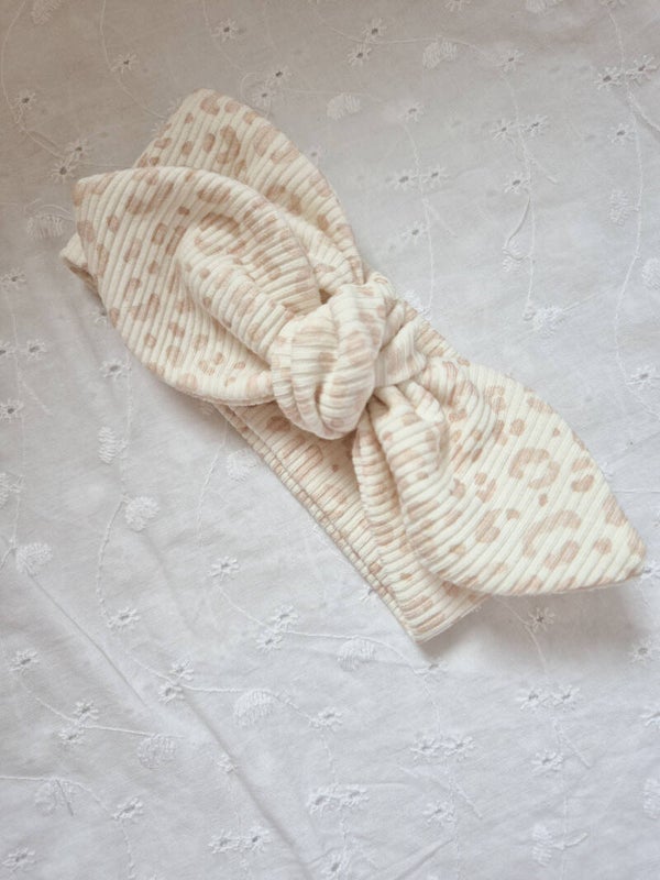 Haarband *Luipaard blush beige *