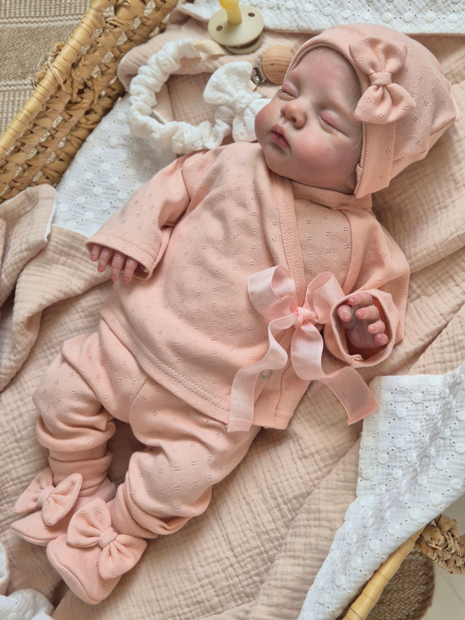 Overslagshirt ajour *Lichtroze*