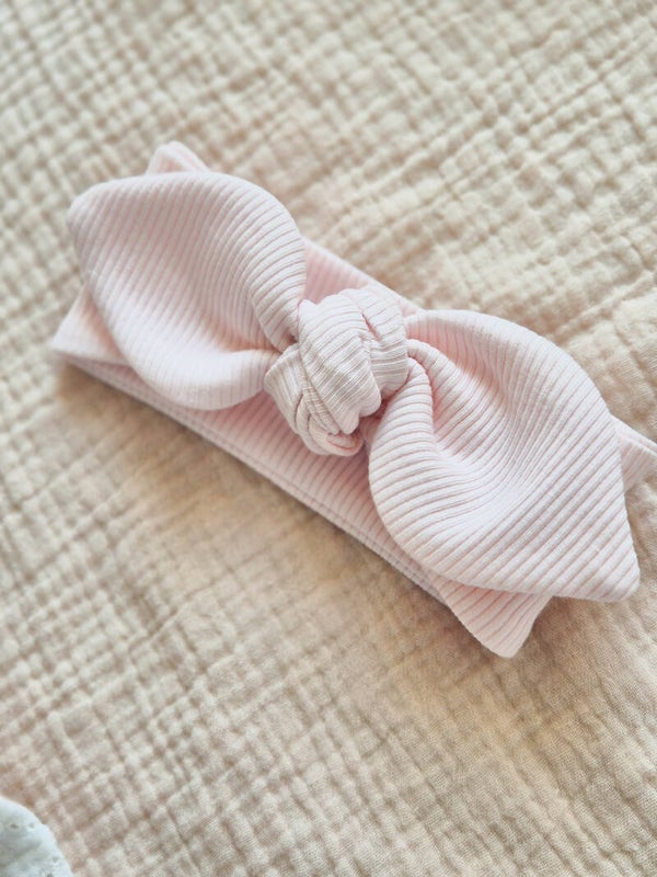Haarband rib *Pastelroze*