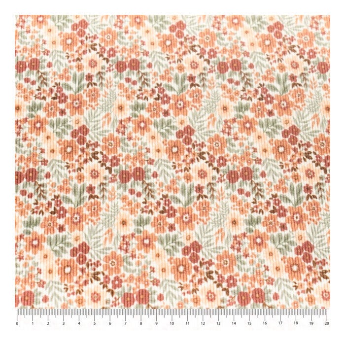 Mutsje met strikje *Herfst bloemetjes*