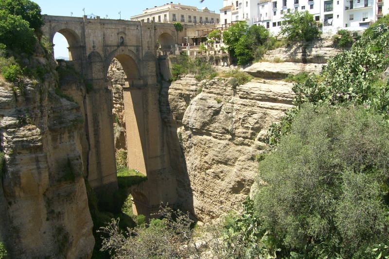 Ronda in de Spaanse provincie Málaga, Andalusië