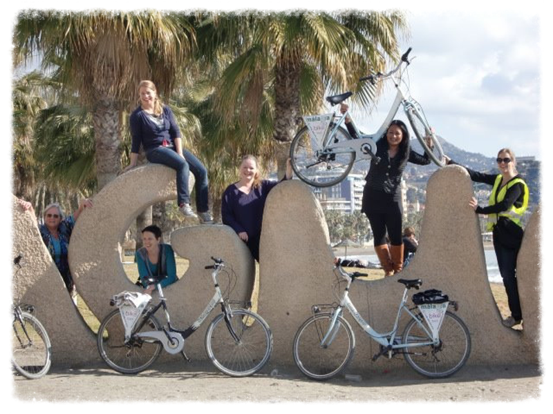 Malaga alternatieve fietsroute