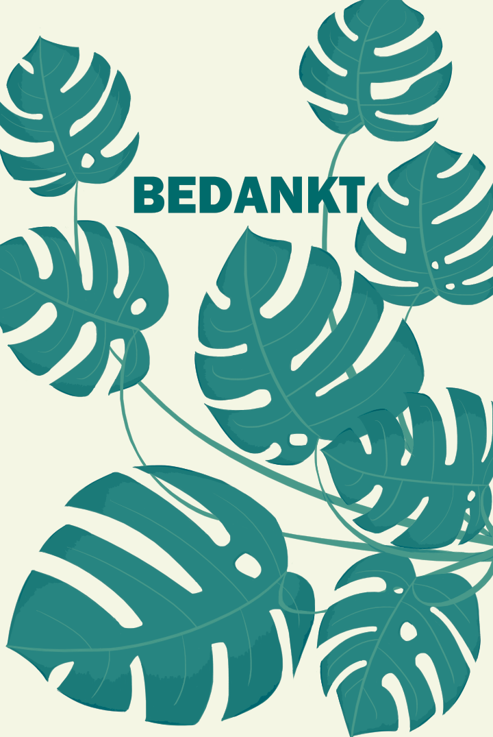 Kaartje Bedankt