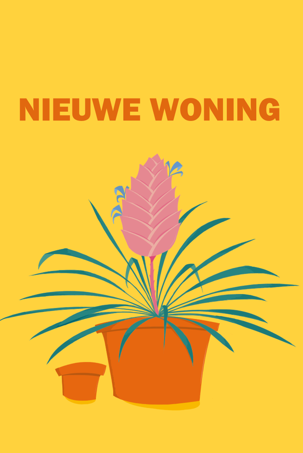 Kaartje Nieuwe woning