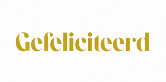 Kaartje gefeliciteerd