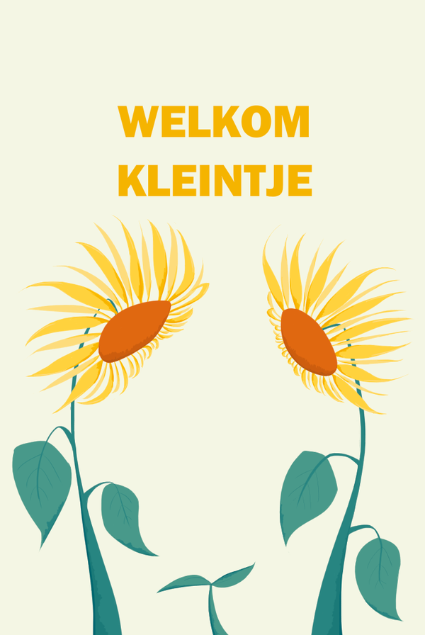 Kaartje Welkom kleintje