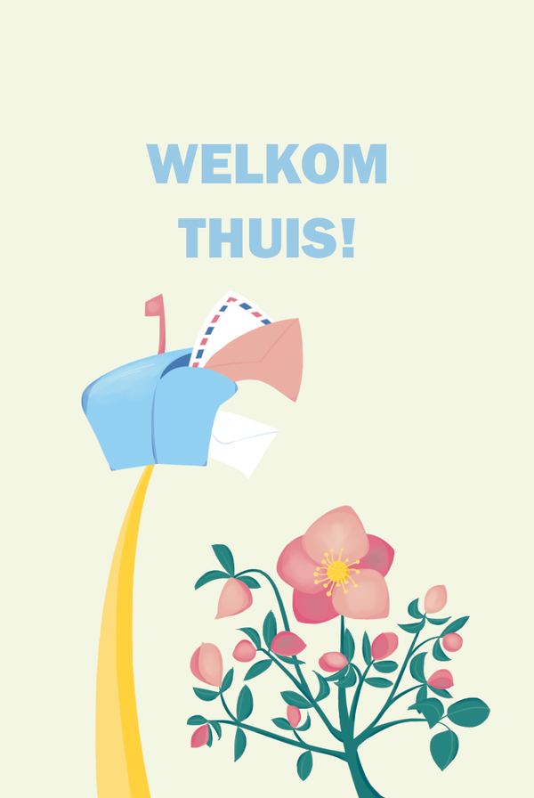 Kaartje Welkom thuis