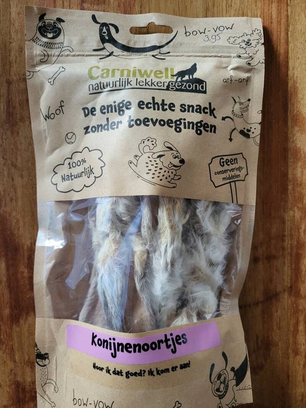 Carniwell Konijnenoortjes met vacht