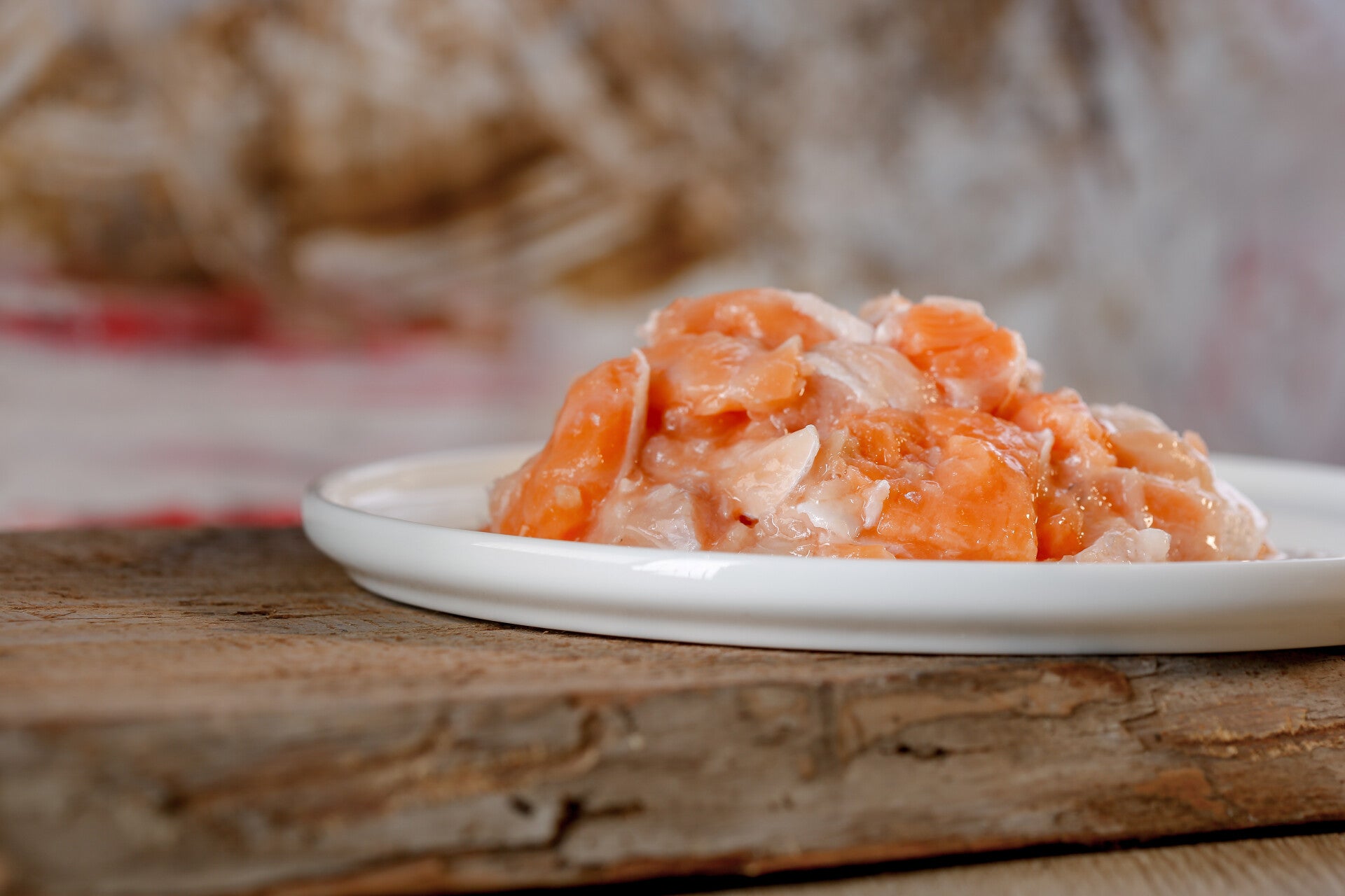 BARFGOLD Zalm stukjes, 500 gram