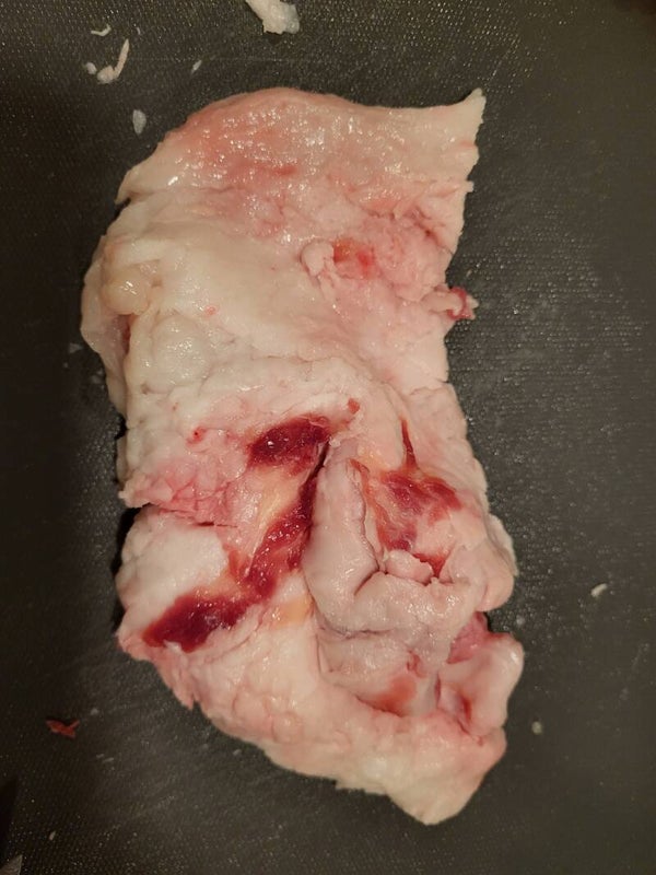 Heemkerk gesneden lamsvet, vers ingevroren, circa 500 gram.