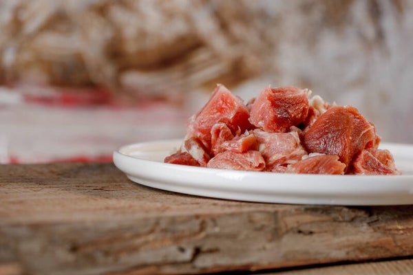 BARFGOLD kalkoenspiervlees in stukken, 1000 gram