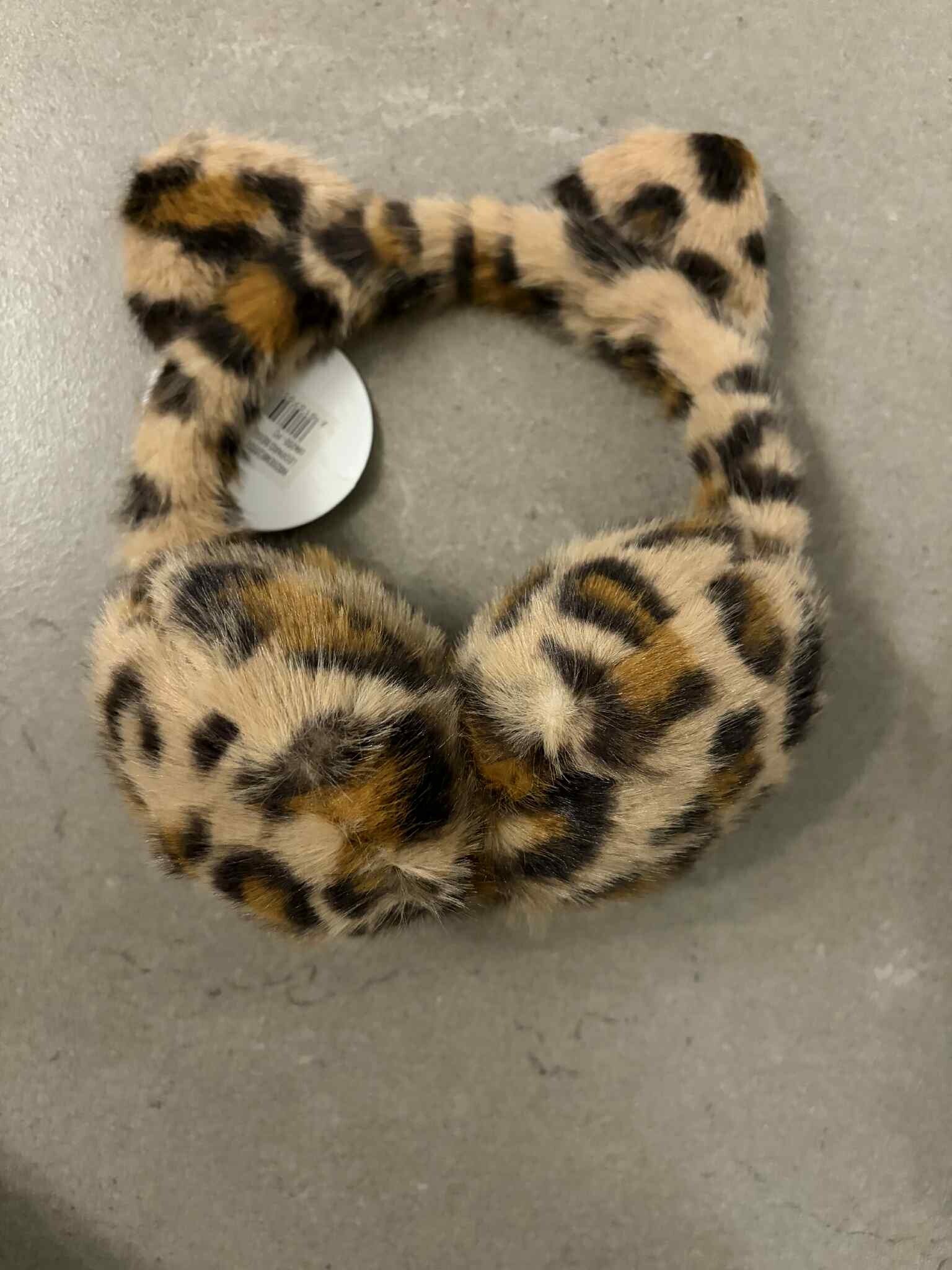 Oorwarmer Kind tijger print