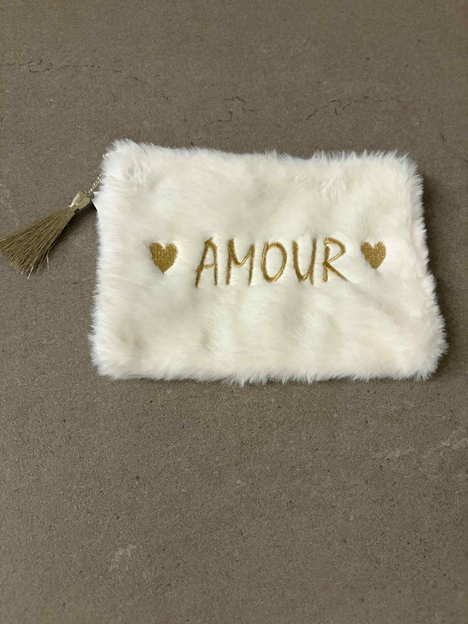 TOILET / MAKE UP TAS FLUFFY WIT