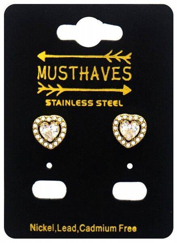 Oorbellen hart silver 0016