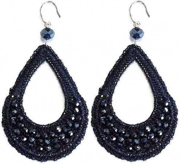 Oorbellen Hnagers blue 007