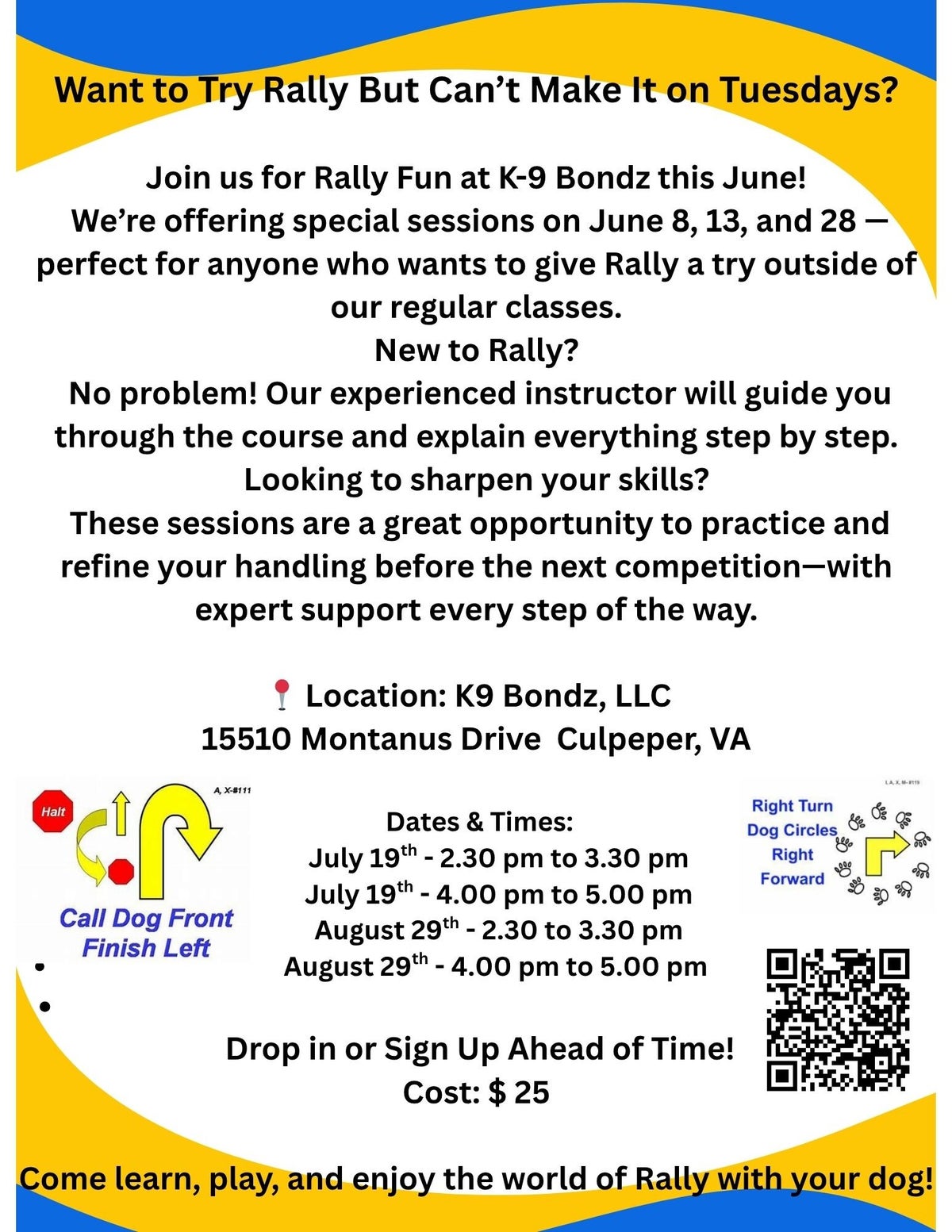 Events / Workshops/ Specialty Classes | K9 Bondz, LLC