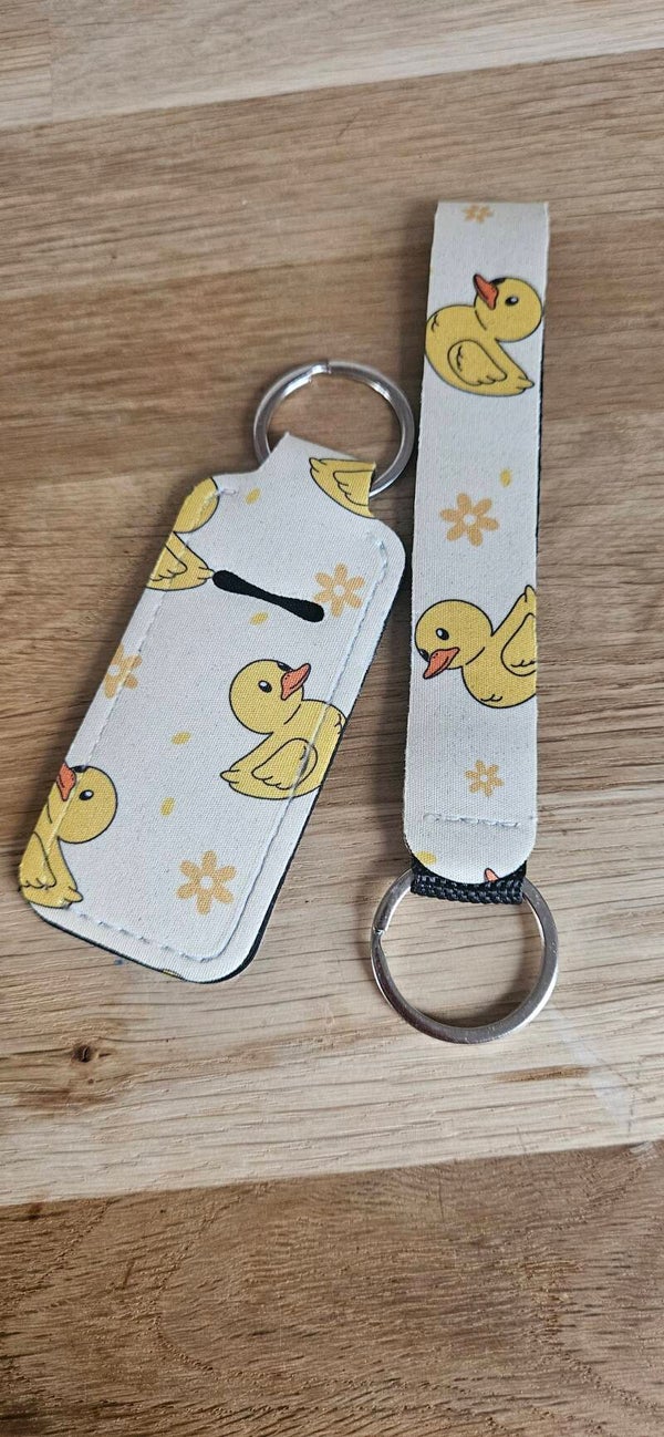sleutelhanger set eend