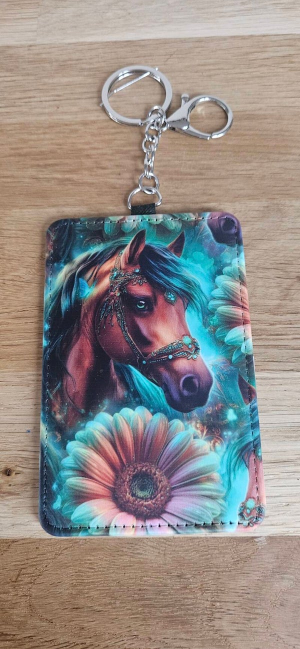 kaart houder paarden